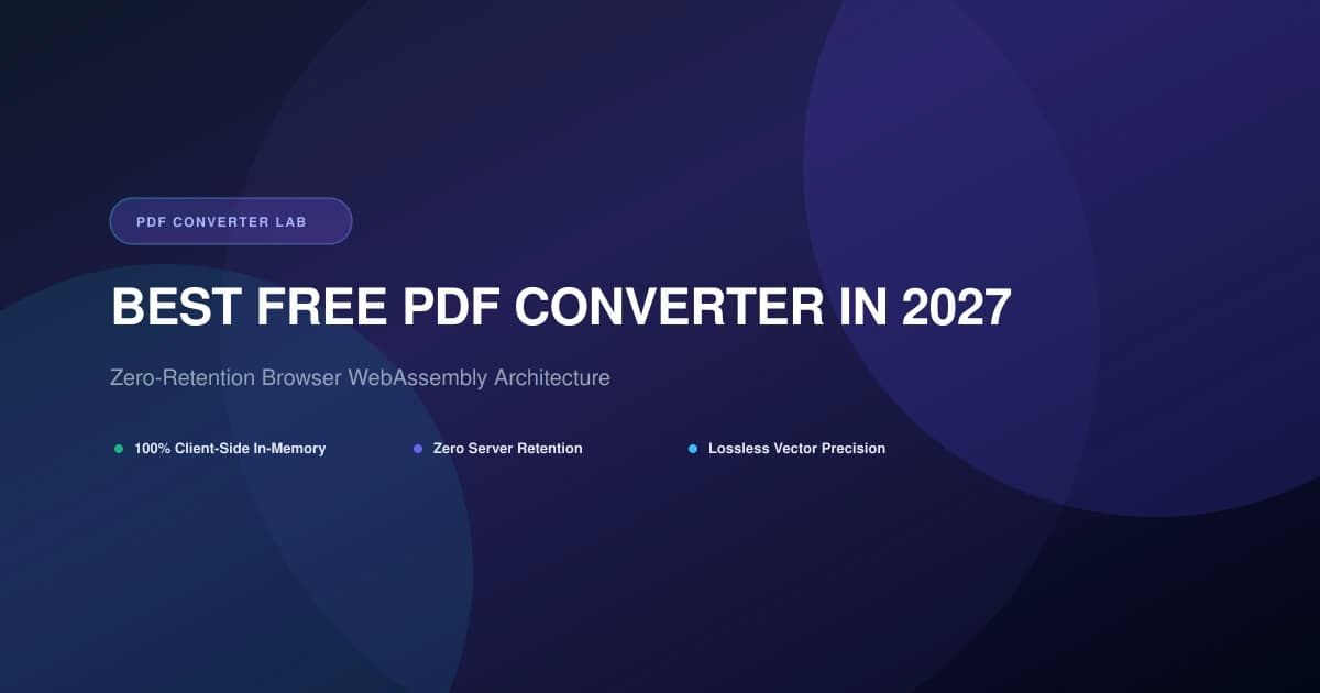 Best Free PDF Converter in 2027