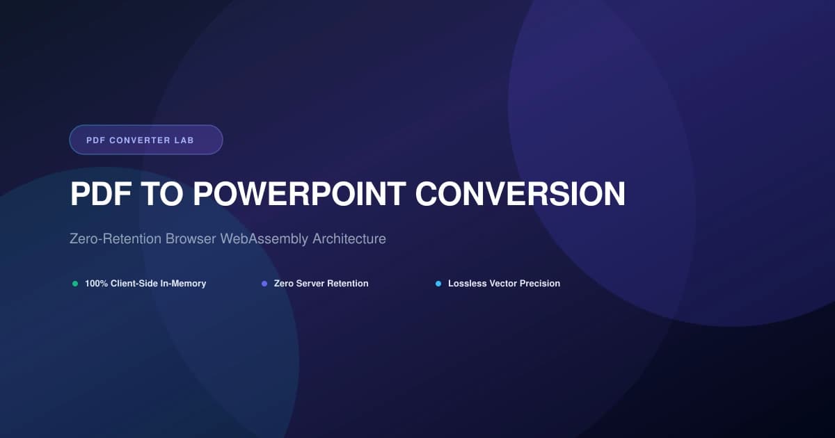 PDF to PowerPoint Conversion