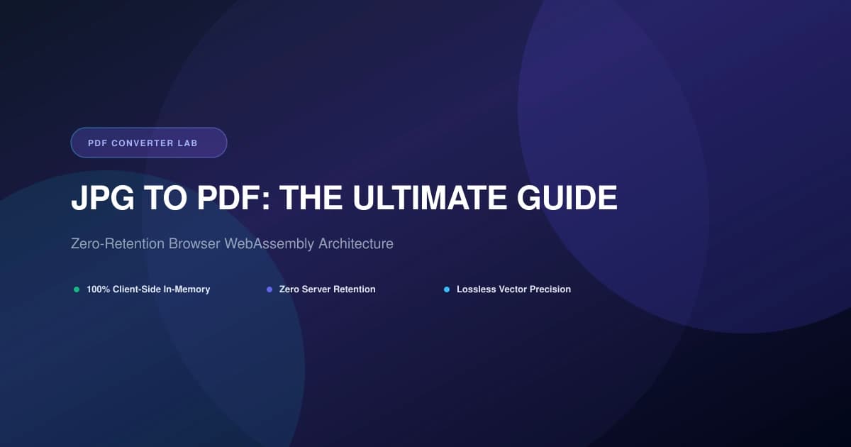 JPG to PDF: The Ultimate Guide