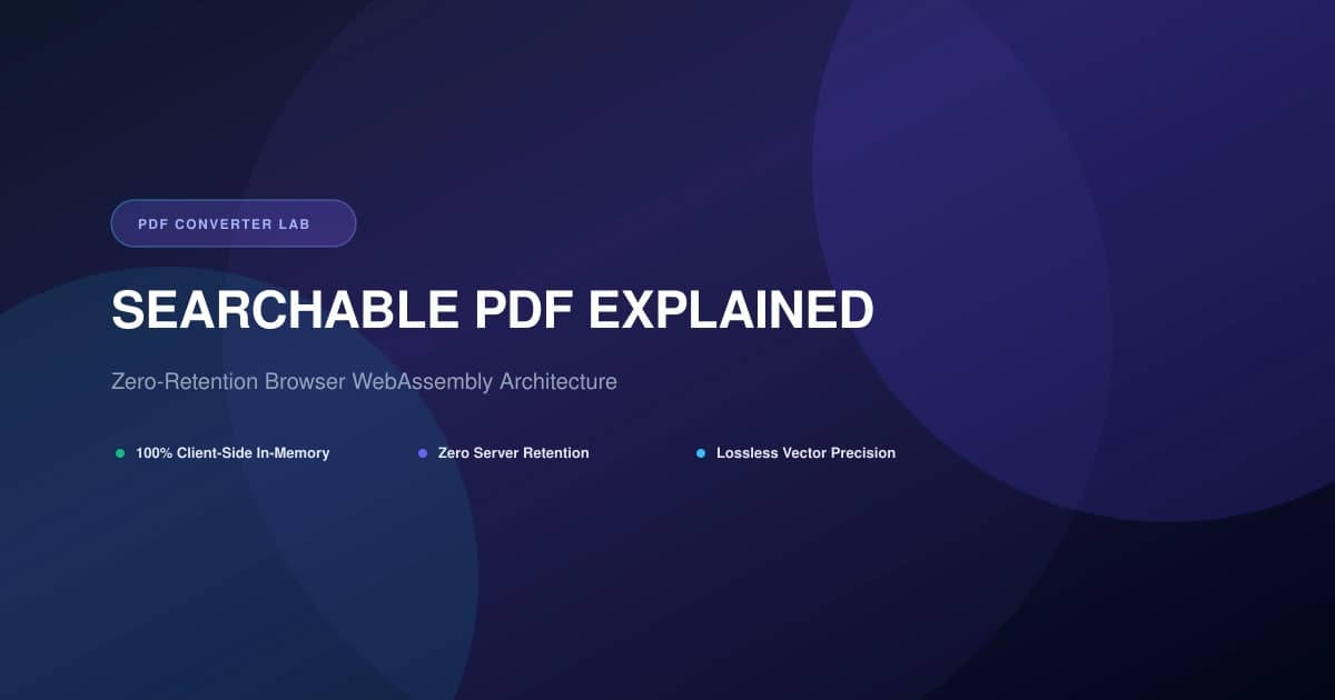 Searchable PDF Explained